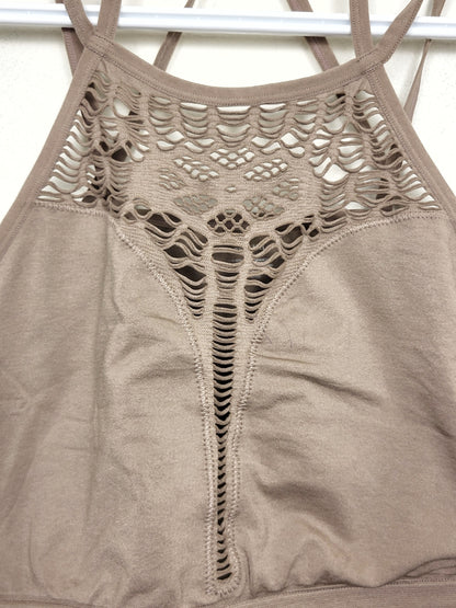 Sand coloured cut-out style bralette. Size 2/3X