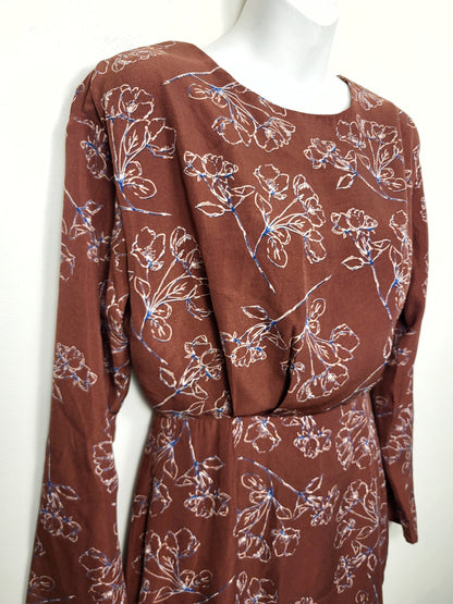Dress Forum long sleeved floral print mini dress. Size small