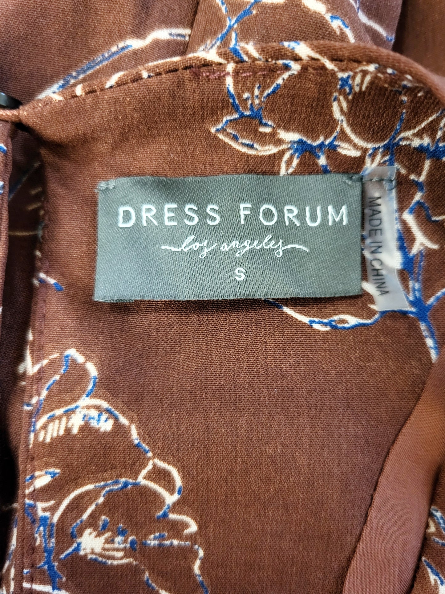 Dress Forum long sleeved floral print mini dress. Size small