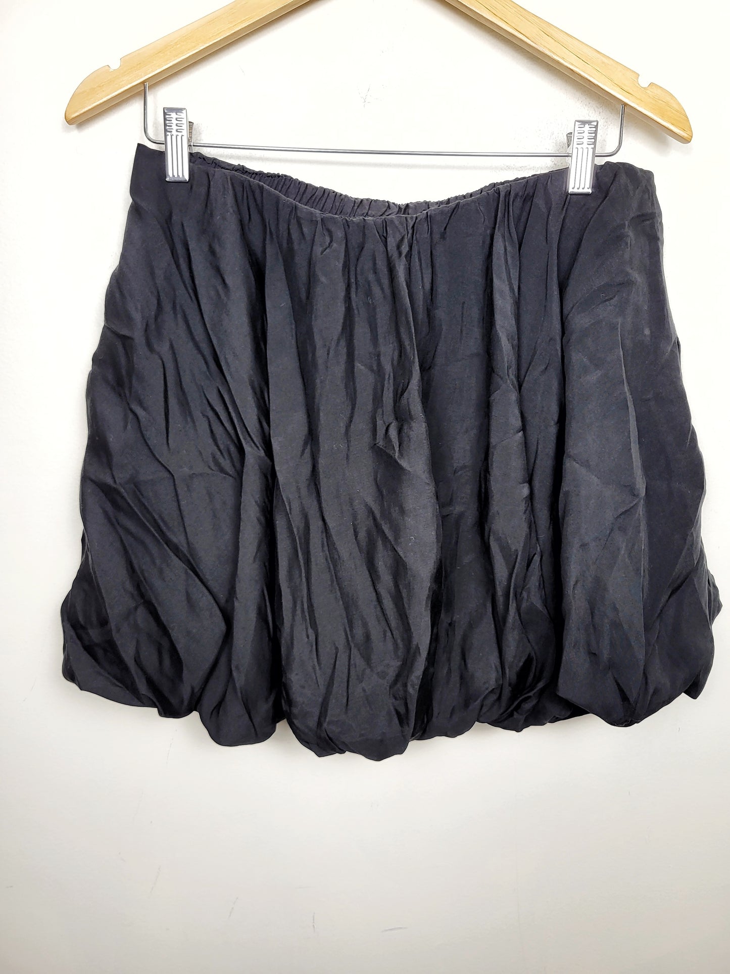 NEW - Minkpink black poof mini bubble skirt. Size large