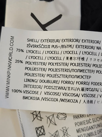 NEW - Minkpink black poof mini bubble skirt. Size large