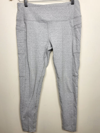 Kyodan grey leggings with pockets. Size medium