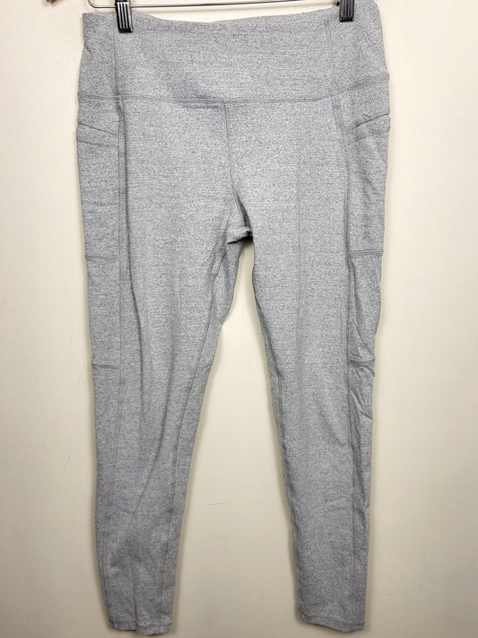 Kyodan grey leggings with pockets. Size medium
