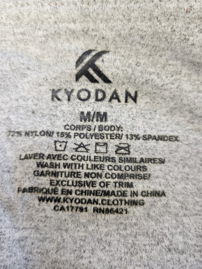 Kyodan grey leggings with pockets. Size medium