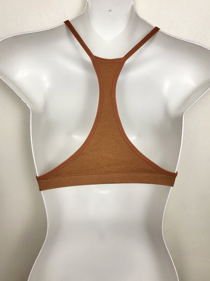 Caramel coloured bralette. Size medium / large