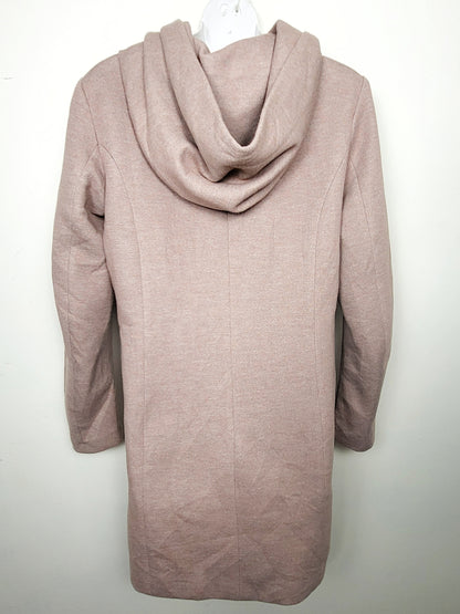 Only pink knit "Sedona" coat with hood. Size medium (pink is more like what stock photo shows)