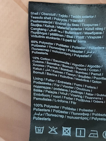 Only pink knit "Sedona" coat with hood. Size medium (pink is more like what stock photo shows)