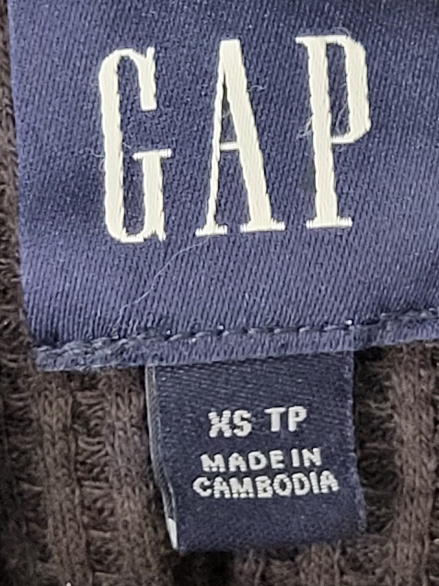 Gap black waffle knit loose fitting cowl neck top. Size XS