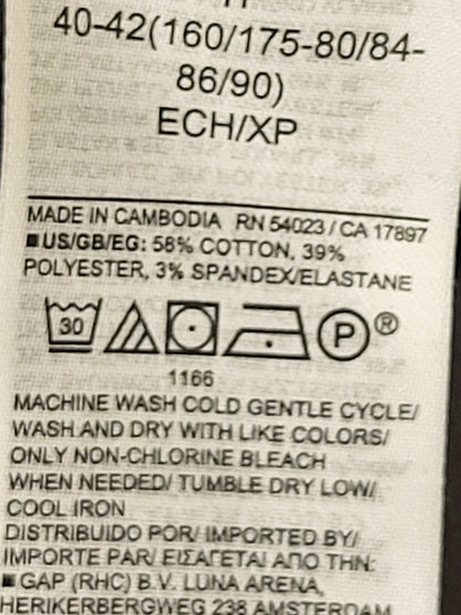 Gap black waffle knit loose fitting cowl neck top. Size XS