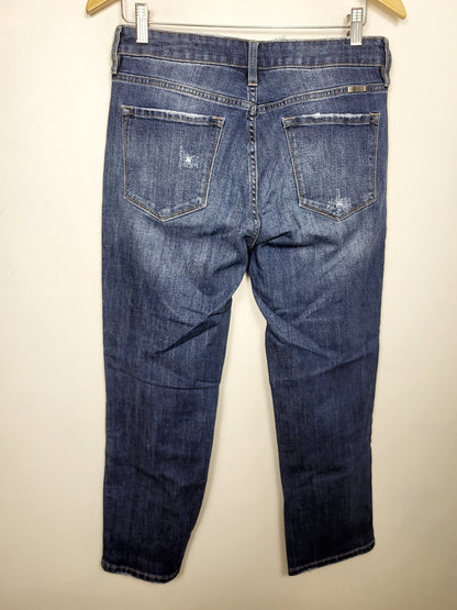 KanCan distressed straight leg ankle jeans. Size 28 (measure as a 30)