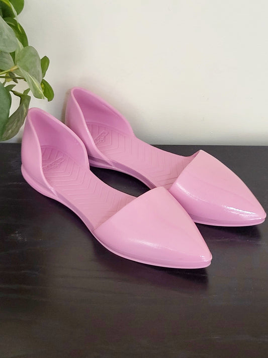 Native brand Audrey flats in "Milk Pink." Ladies size 9