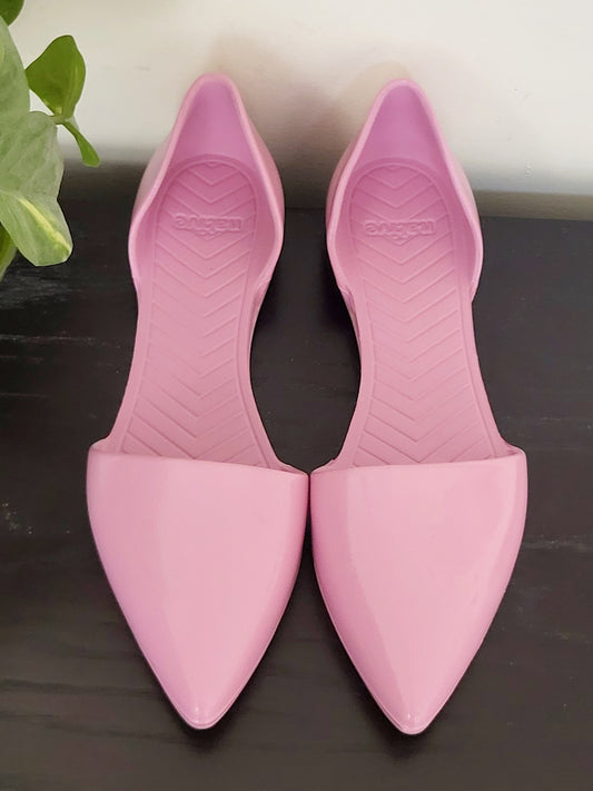 Native brand Audrey flats in "Milk Pink." Ladies size 9