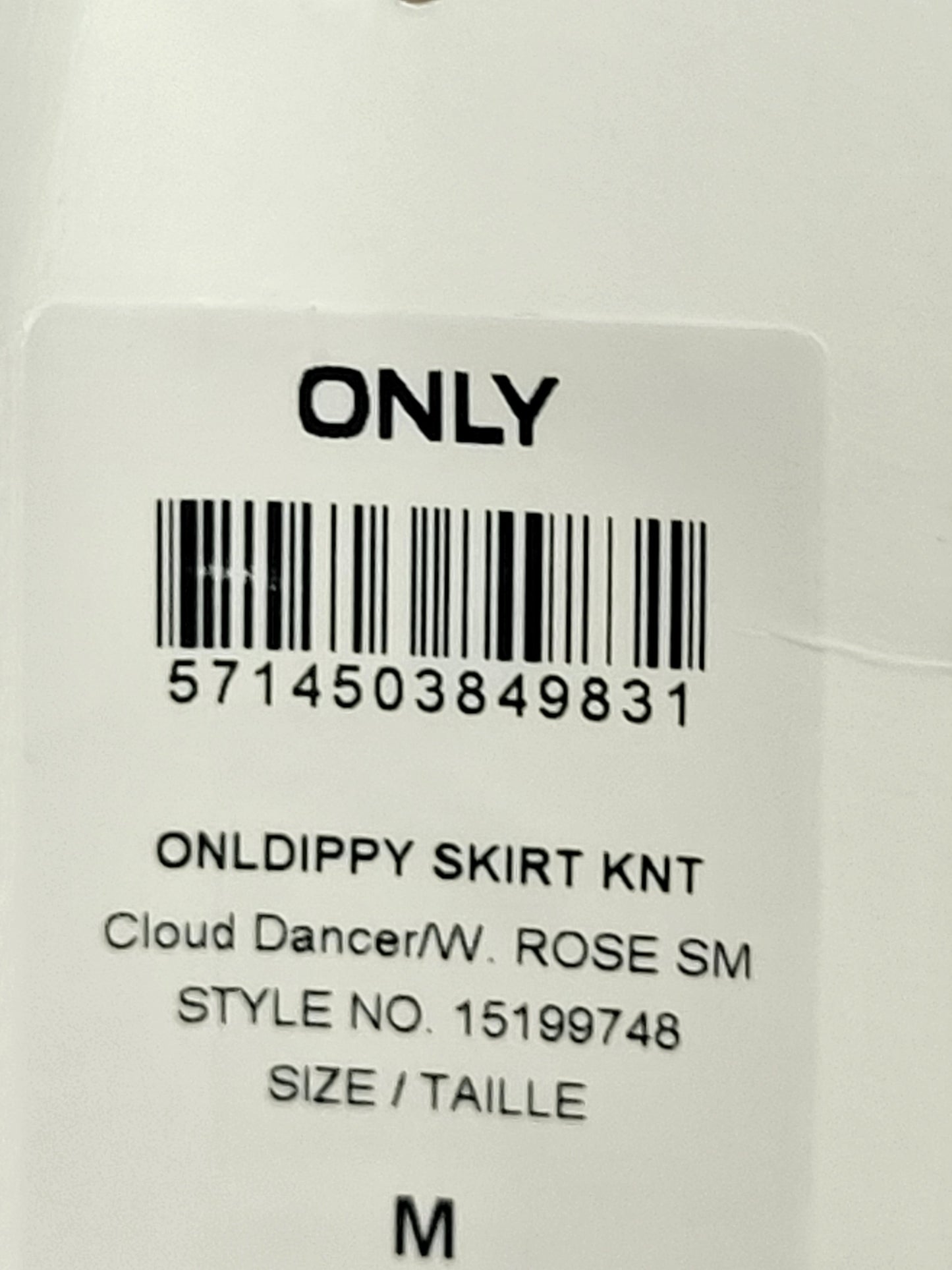 NEW - Only pink ombre pleated "Cloud Dancer" skirt. Size medium