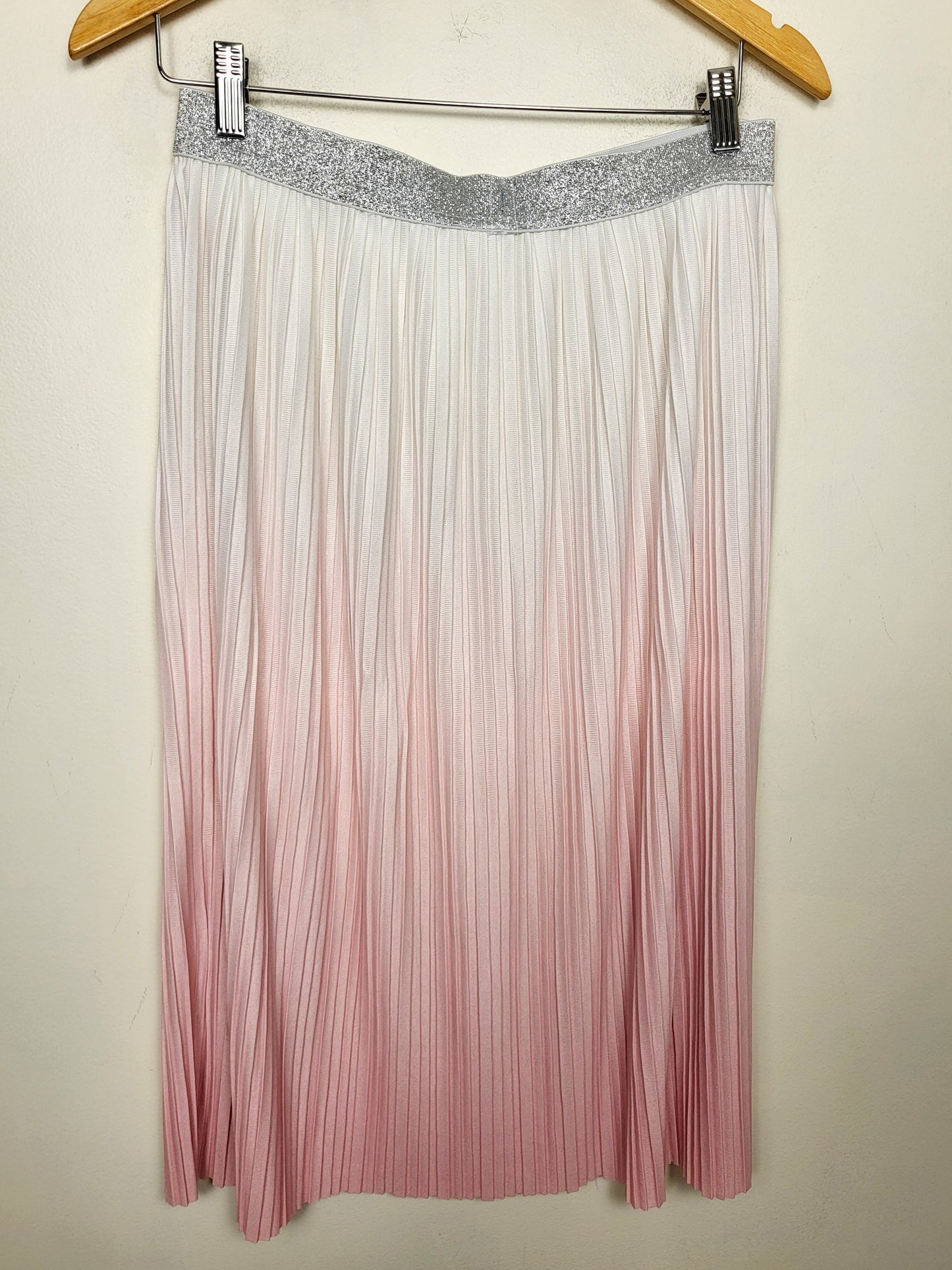 NEW - Only pink ombre pleated "Cloud Dancer" skirt. Size medium