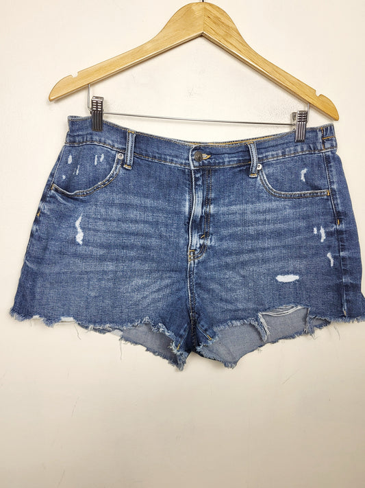 Aerie cut-off jean shorts. Size large