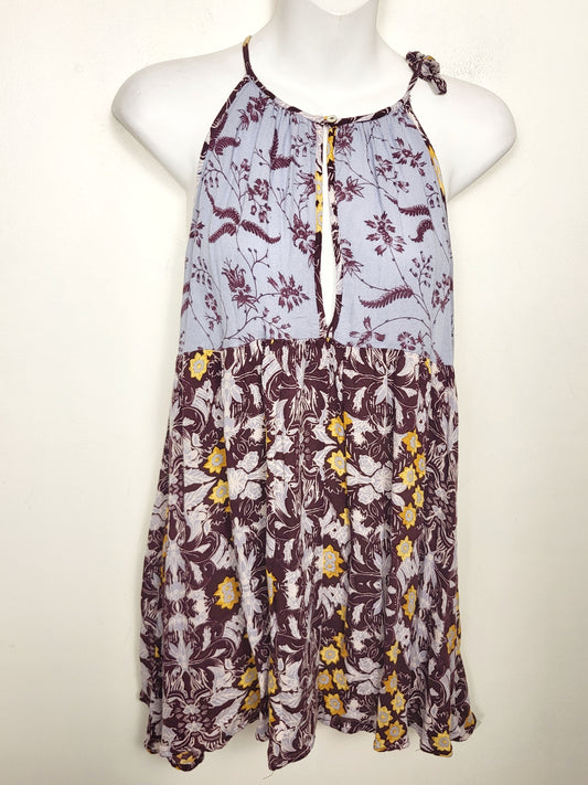 Free People Intimately floral print rayon mini dress. Size XS
