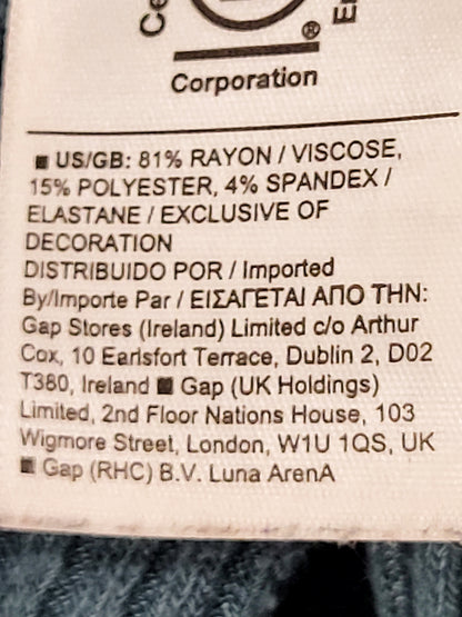 Athleta teal "Harmony Rose" wrap cardigan. Size medium