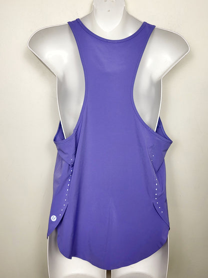 Lululemon Lightweight Stretch Running Tank Top in Charged Indigo colour. Size 8