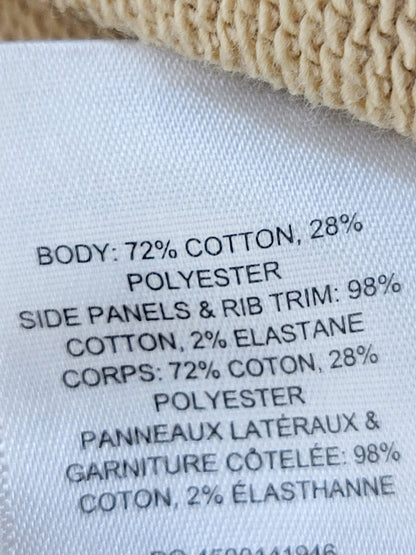 TNA Aritzia beige Airy AF fleece pullover hoodie. Size 2 (XS)