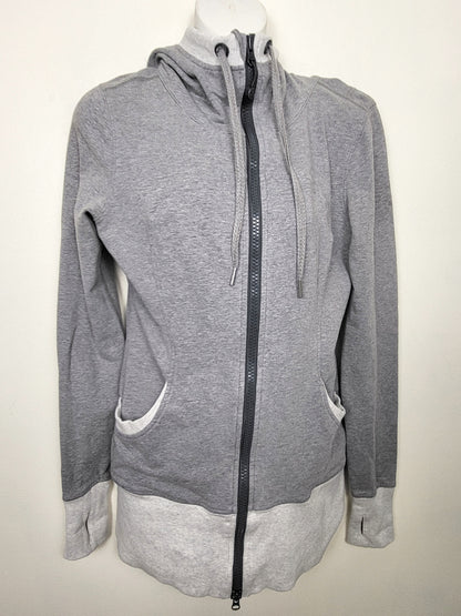 Lululemon grey zip up hoodie. Size 8