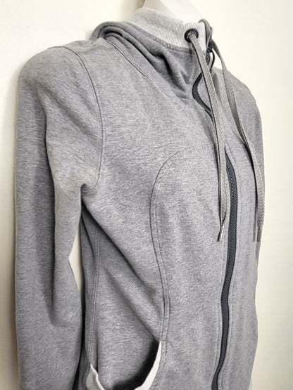 Lululemon grey zip up hoodie. Size 8
