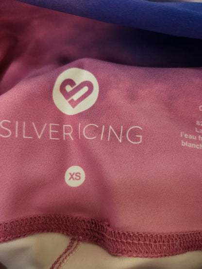 Silver Icing cropped "Tranquility" leggings. Size XS