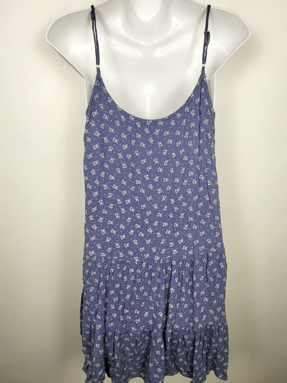 Dress Forum blue floral print mini dress. Size medium