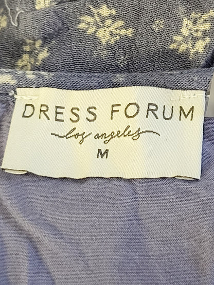 Dress Forum blue floral print mini dress. Size medium