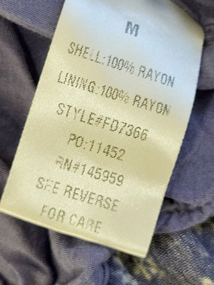 Dress Forum blue floral print mini dress. Size medium