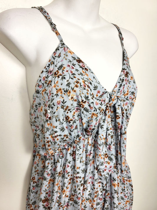 NEW - Wild Jasmine blue floral print "Aspen Tank Top." Size 2X