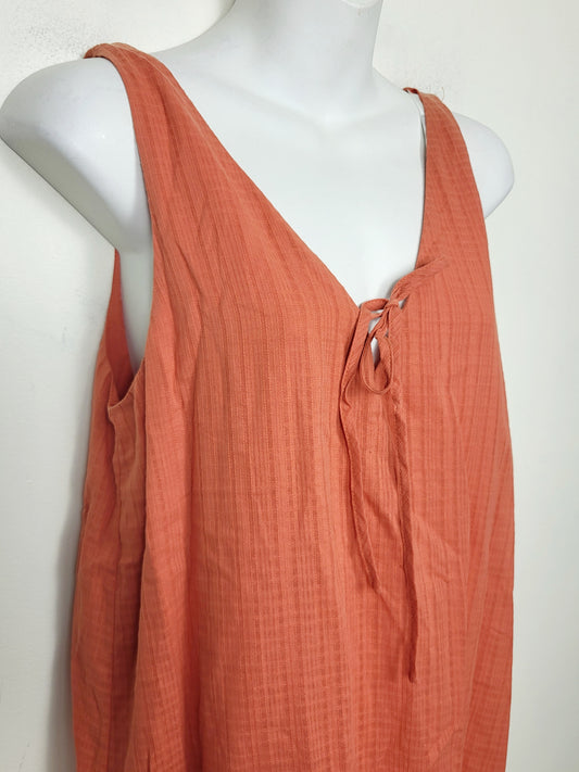 NEW - Minkpink terracotta "No Plans" sleeveless mini dress. Size small