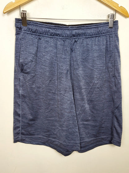90 Degrees blue active shorts with inner drawstring. Men's medium