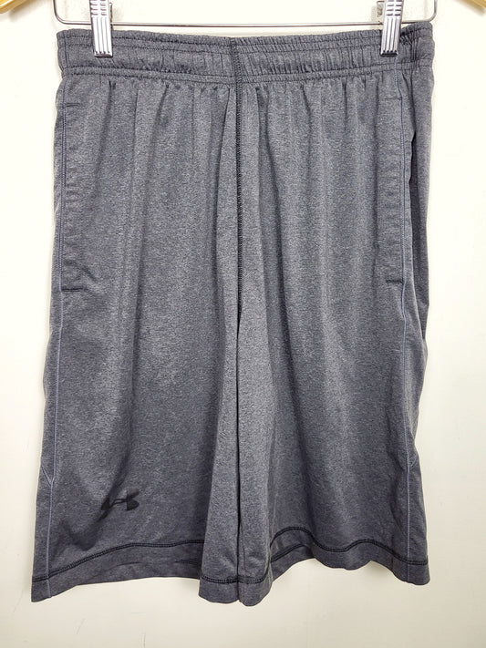 Under Armour grey loose fit active shorts. Men's size medium