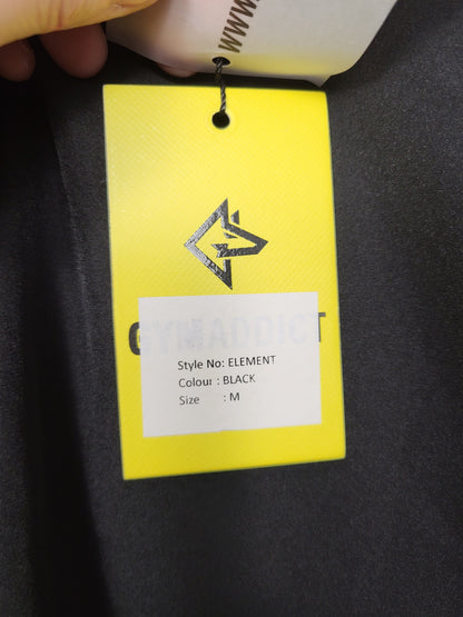 NEW - Gym Addict black "Element" shorts. Size medium