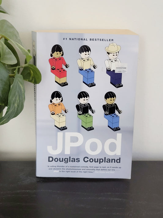 Jpod. Soft cover Douglas Coupland novel (sorry, no shipping)
