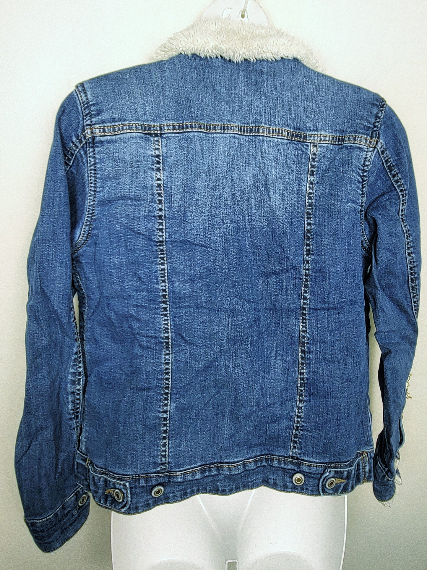 Mason by Suko sherpa lined denim jacket. Size Small