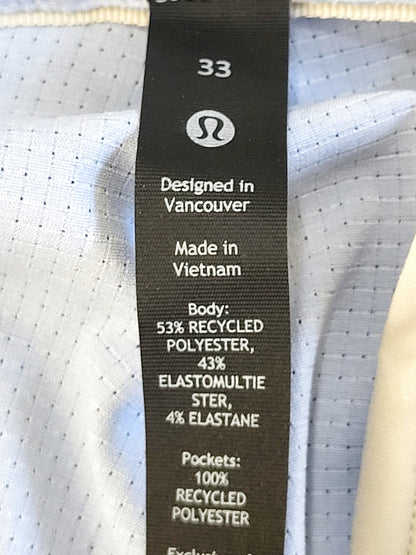 Lululemon Commission Slim-Fit Pant 34" *Ventlight in light blue. Size 33