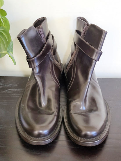 Via Spiga dark brown Jodhpur-style boots. Size 9D (Men's)