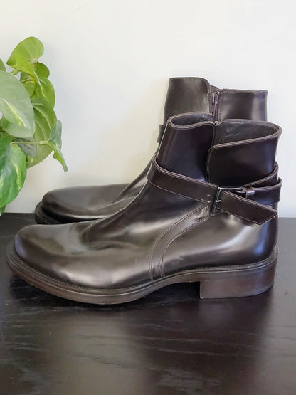 Via Spiga dark brown Jodhpur-style boots. Size 9D (Men's)