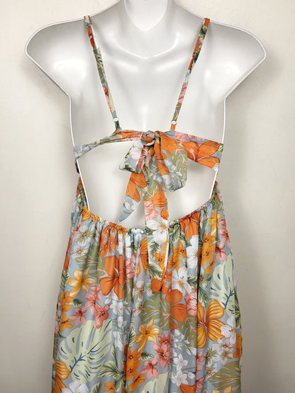 Forever 21 floral print flowy maxi dress. Size medium (measures more like a small)