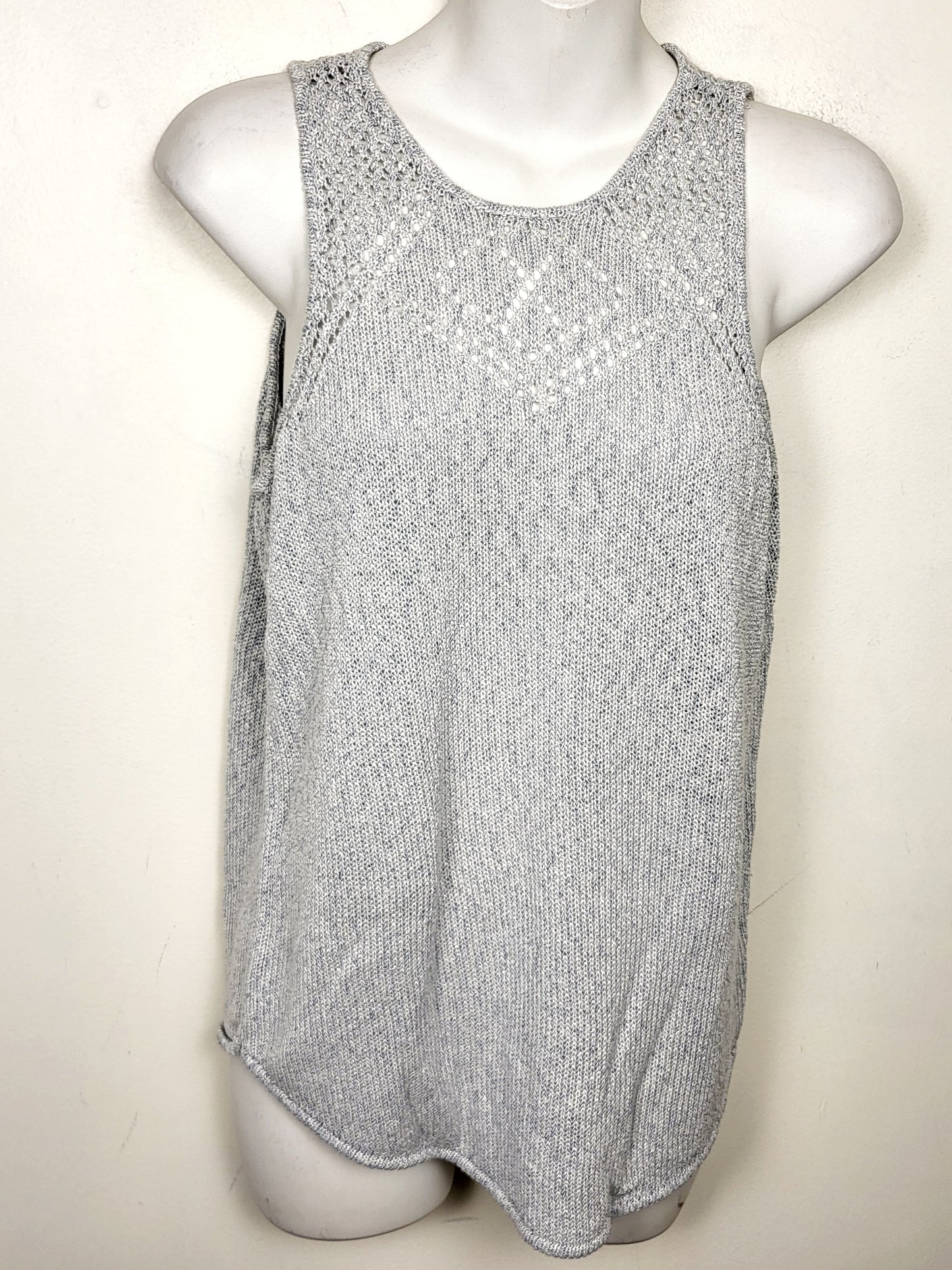 Dynamite pale blue knit sweater tank | Size SMALL