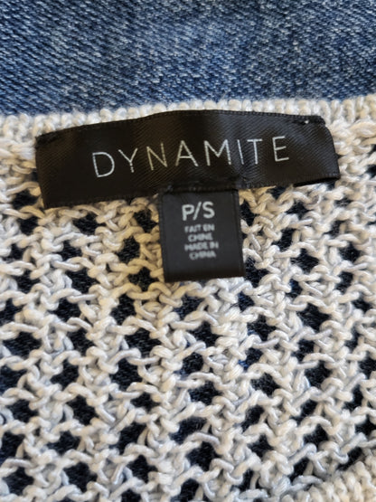 Dynamite pale blue knit sweater tank | Size SMALL