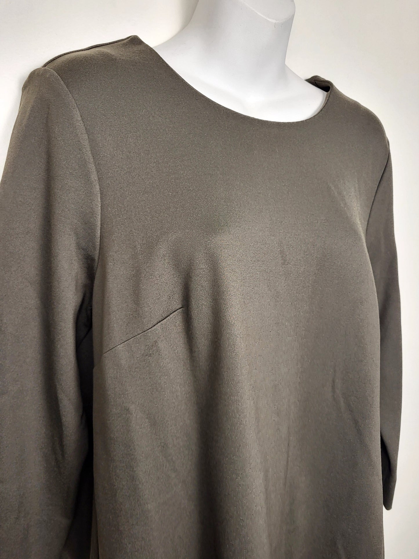 NEW - Reitmans khaki green shift dress | Size LARGE