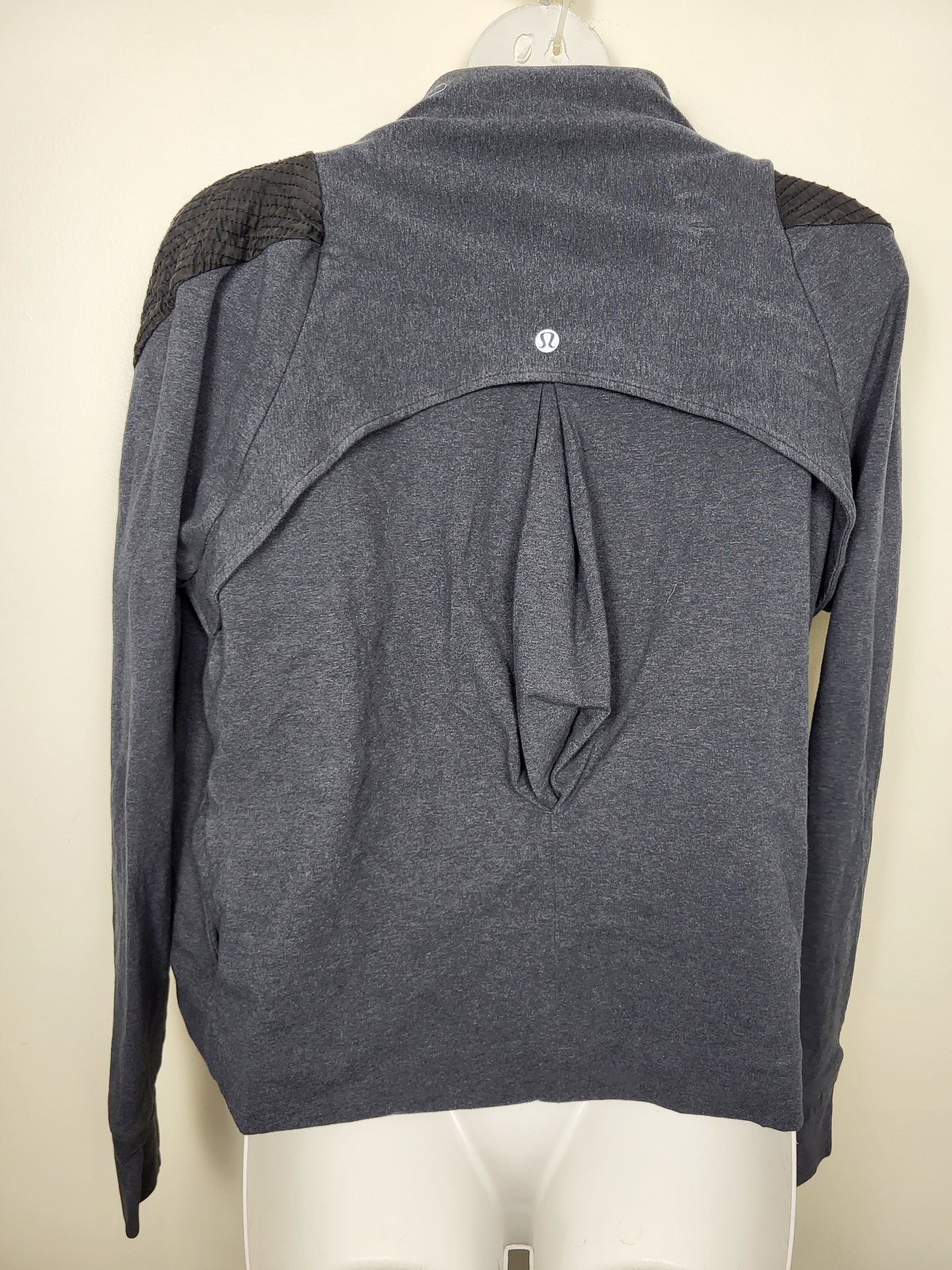 Lululemon blue-grey cowl neck Sway jacket | Sizes like LARGE \ XL
