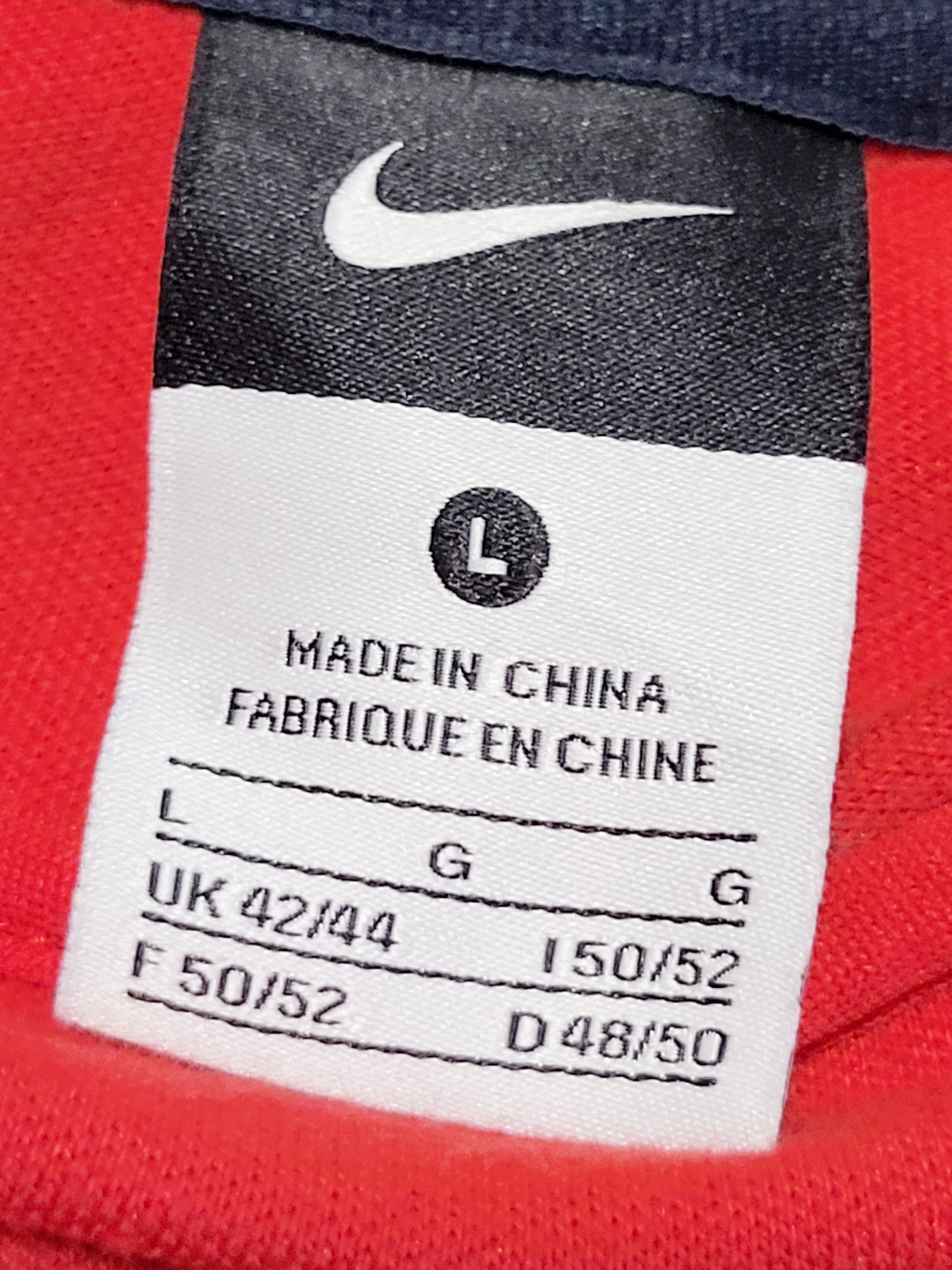 Nike Portugal 2010/2011 N98 Track Jacket - Anthem Version | Size LARGE