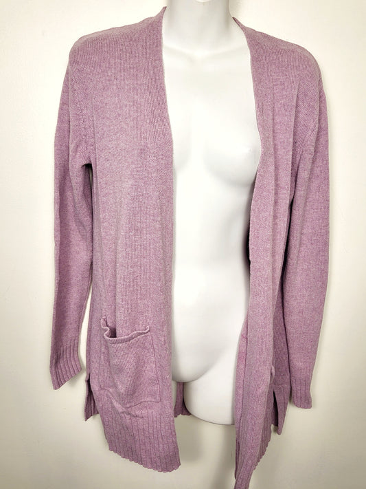 Old Navy lavender open cardigan sweater | Size SMALL