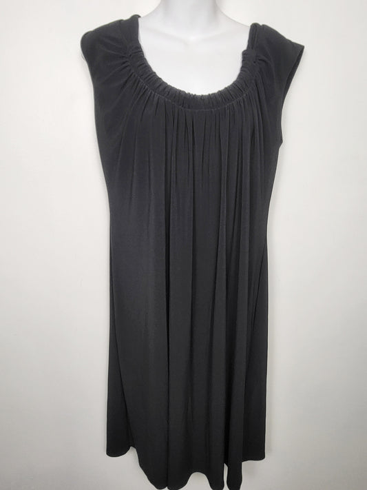 Bandolina black ruched scoop next dress | Size 12