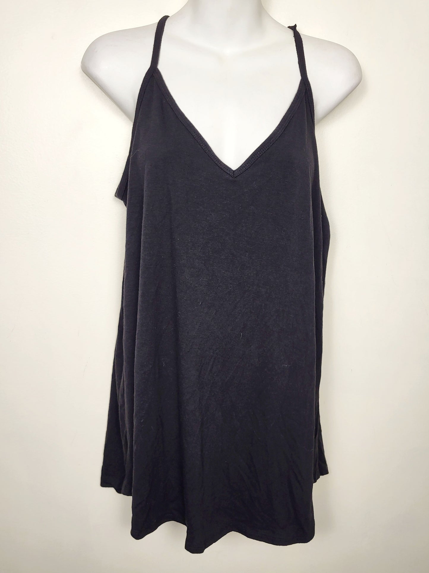 NEW - Zenana black "Spin Me Right Round" swing tank | Size LARGE