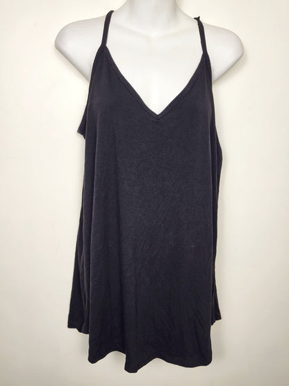 NEW - Zenana black "Spin Me Right Round" swing tank | Size LARGE