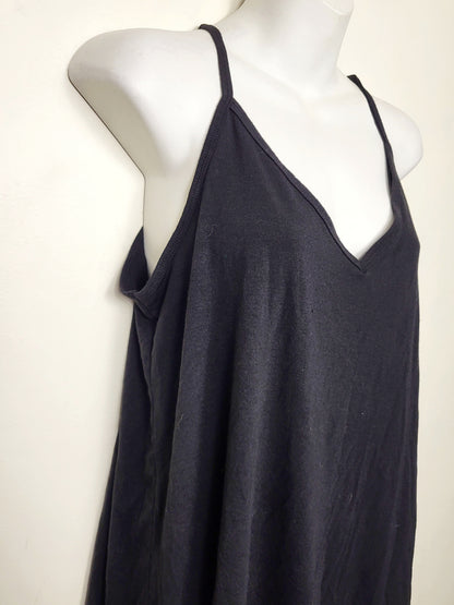 NEW - Zenana black "Spin Me Right Round" swing tank | Size LARGE